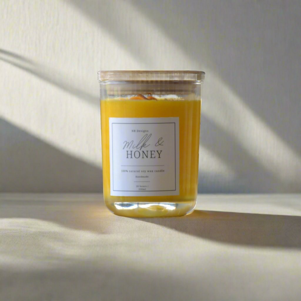 Milk & Honey Soy Wax Scented Candle