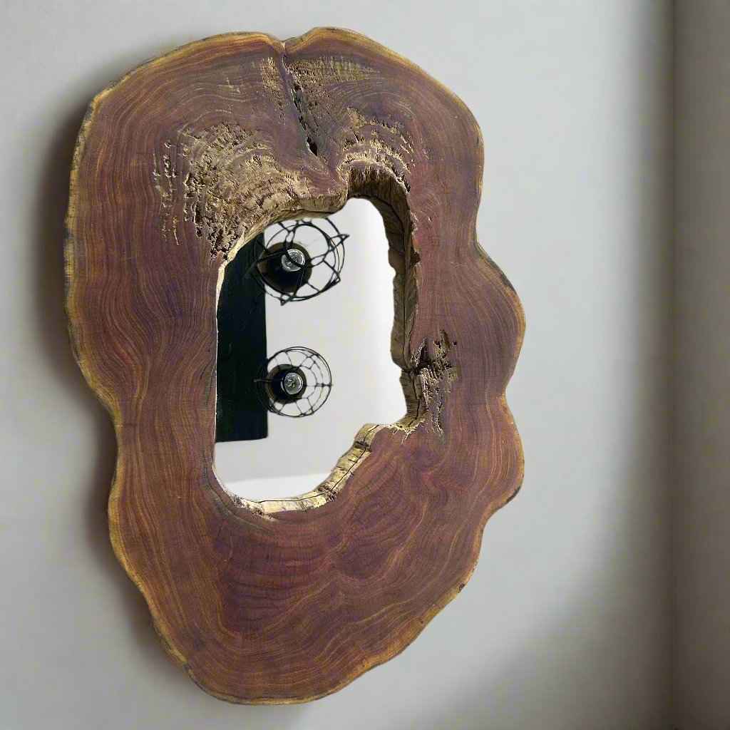 Raw Wood Inside Out Mirror