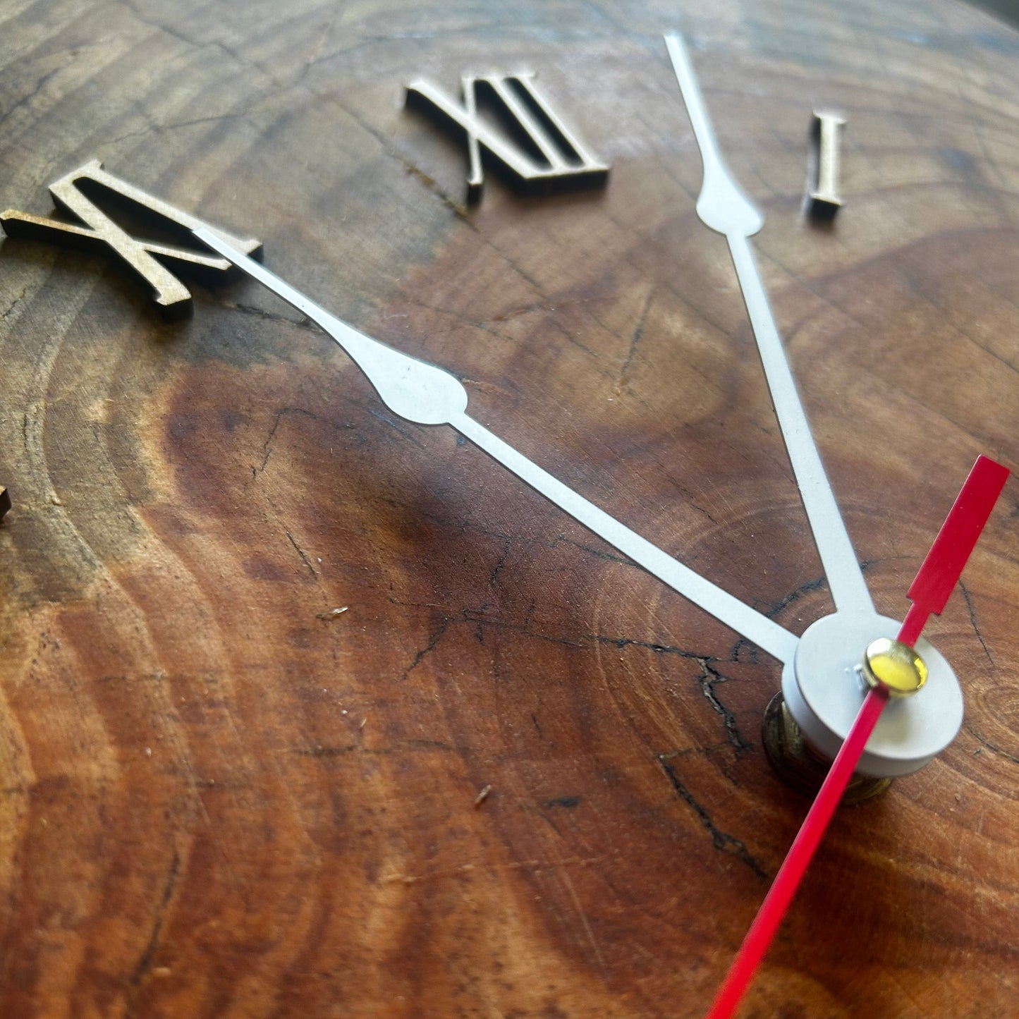 Raw Wood Clock