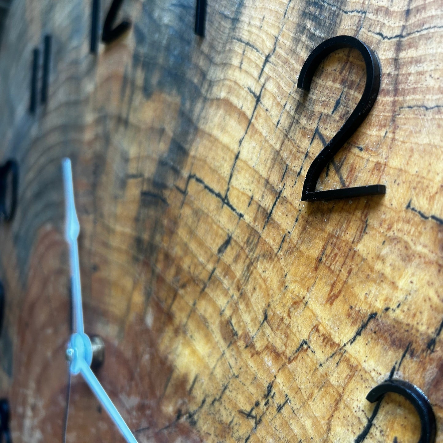 Raw Wood Clock