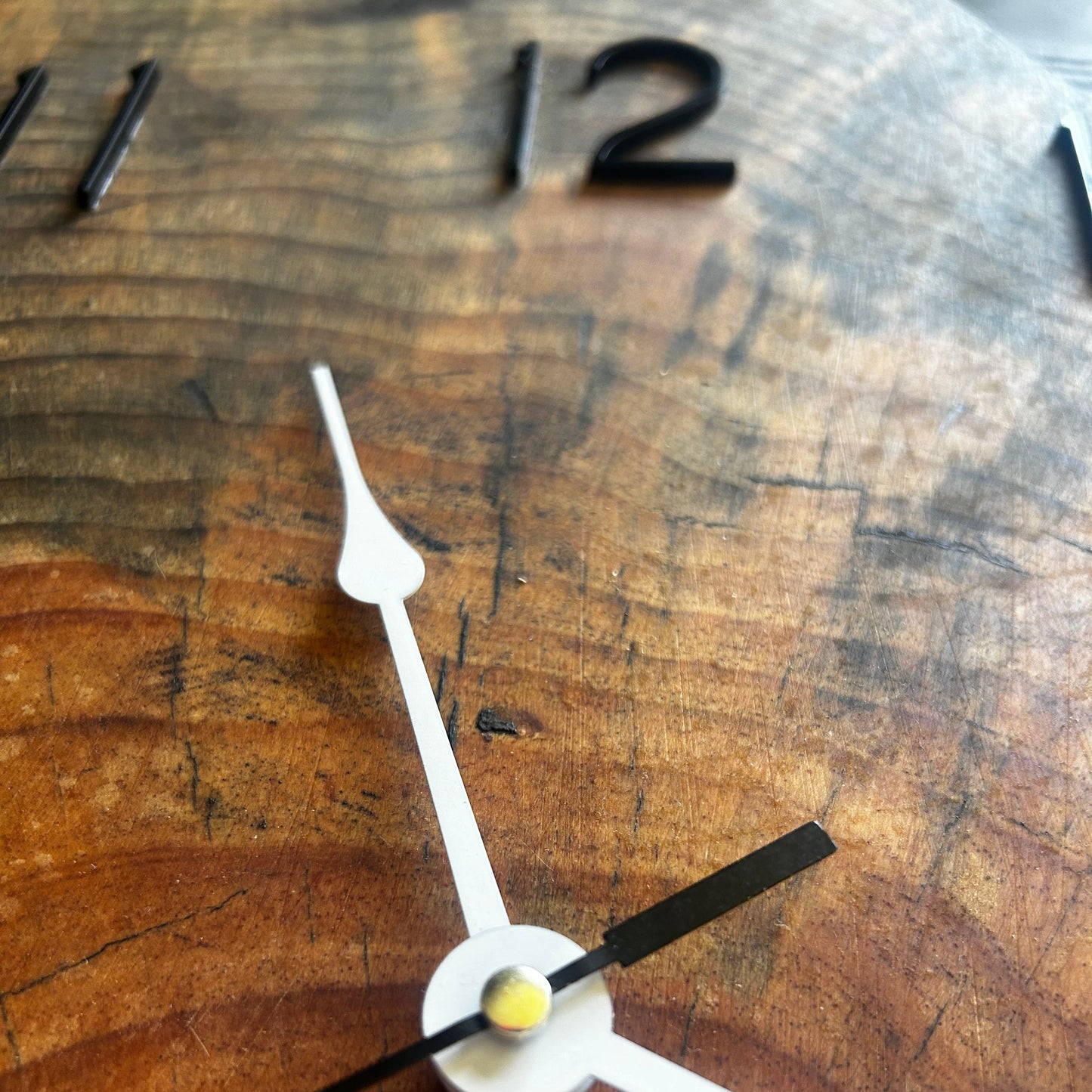 Raw Wood Clock