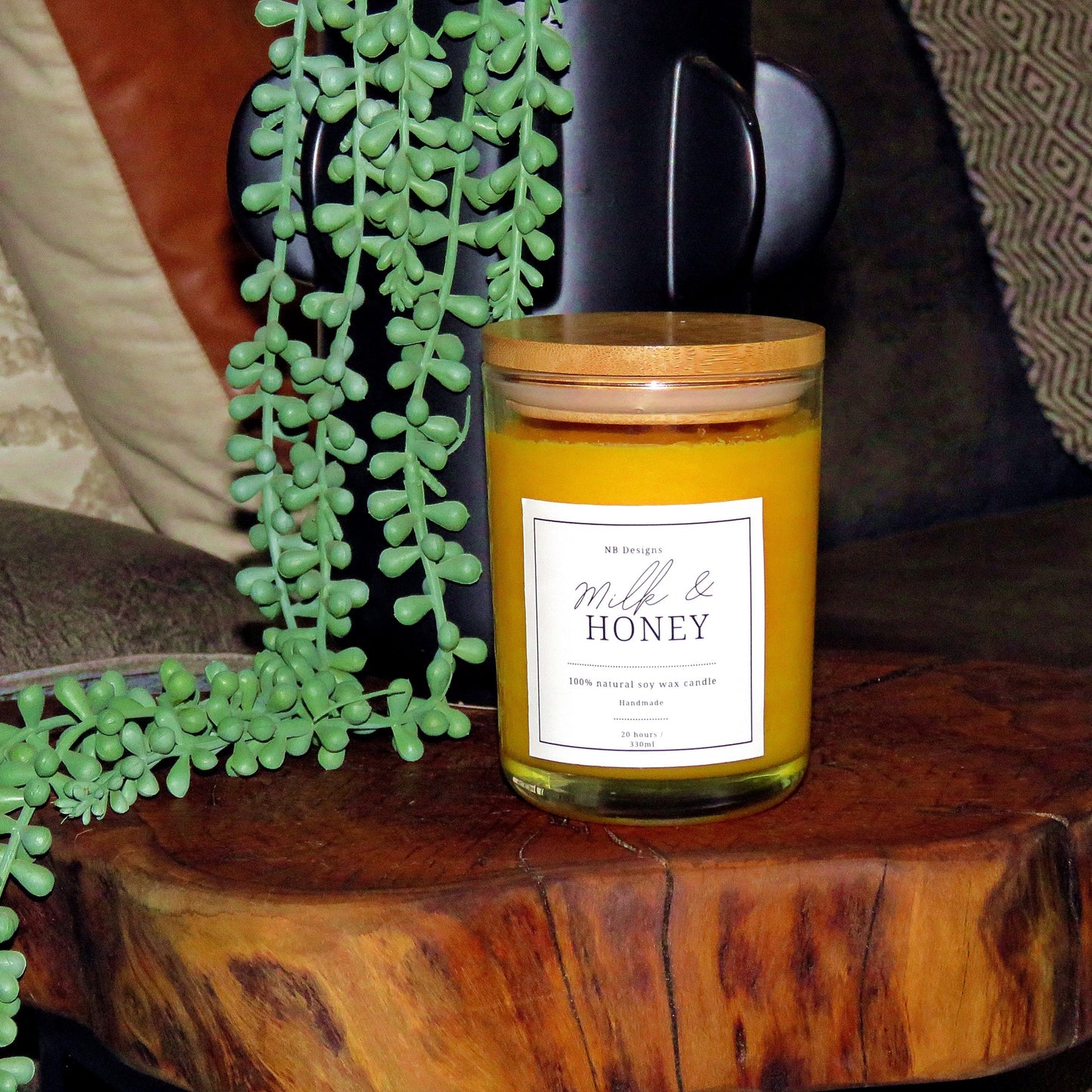 Milk & Honey Soy Wax Scented Candle