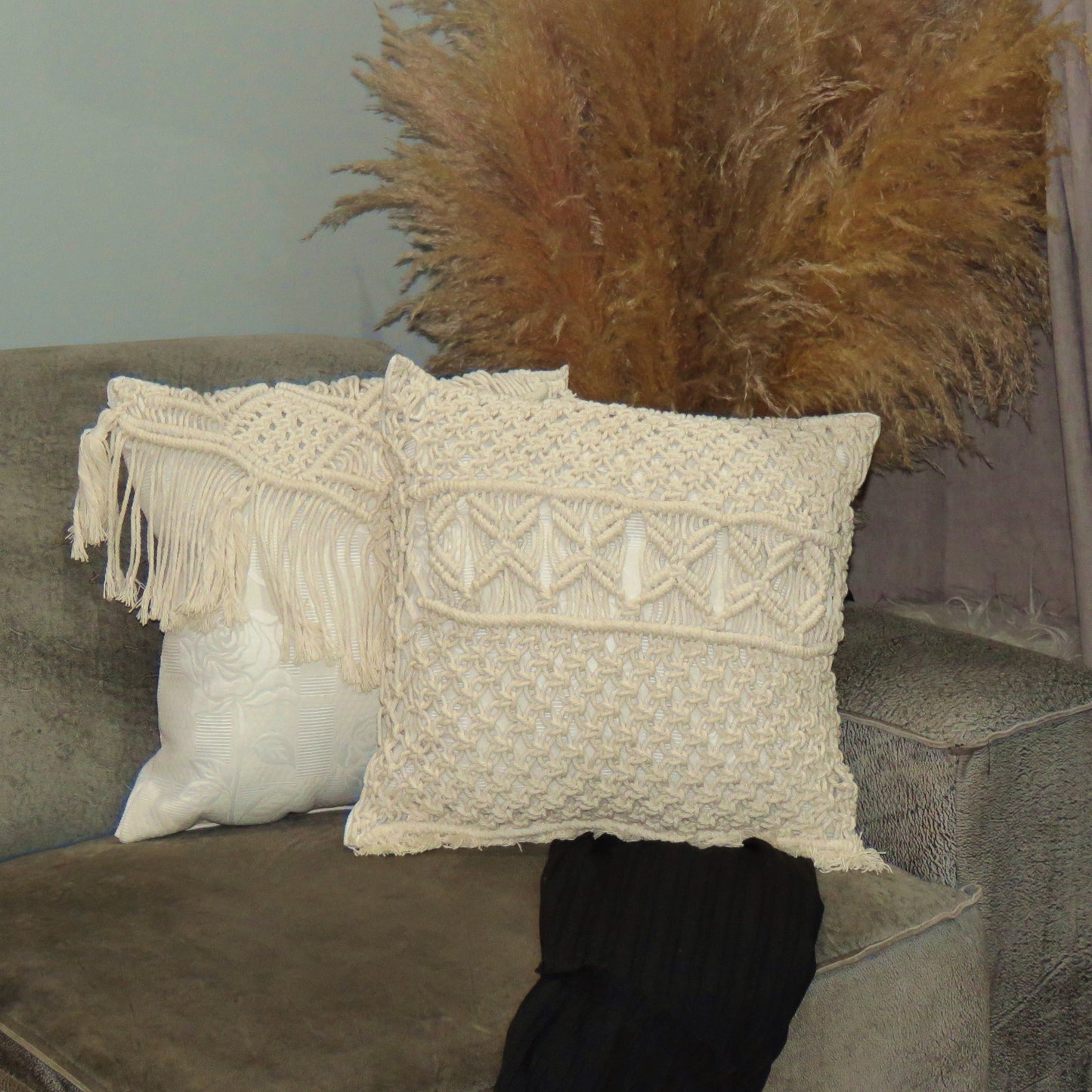 Jemima Macrame Cushion